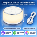 TibaToes™ SleepyGlow White Noise Machine
