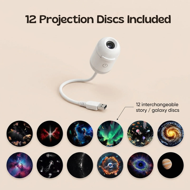 TibaToes™ GalaxyGlow Slide Projector Night Light