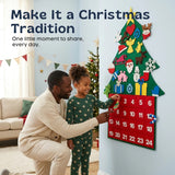TibaToes™ Felt Christmas Countdown Tree