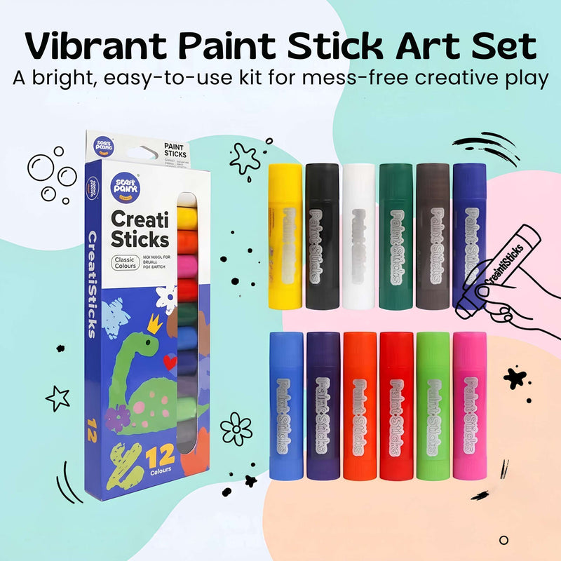 TibaToes™ RainbowGlide Washable Paint Sticks