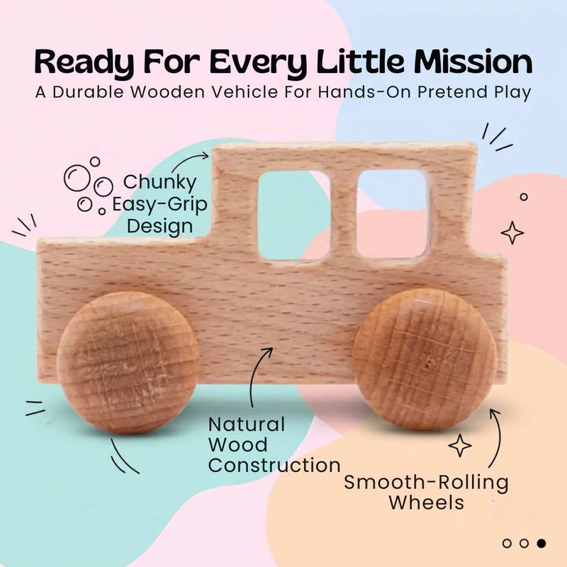 TibaToes™ Wooden Wonder Wheels