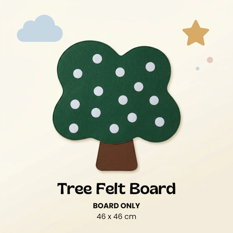 TibaToes™ ApplePatch Felt Food Sorting Board