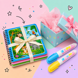 TibaToes™ Mess-Free Reusable Water Coloring Books