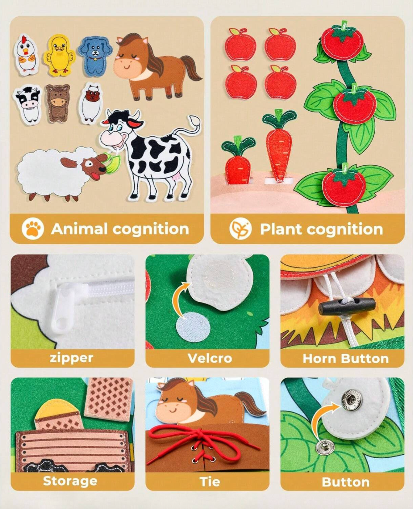 Limited Edition: Farm Friends Busy Board