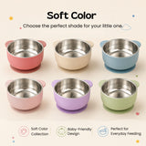 TibaToes™ BearGrip Stainless Steel Suction Bowl