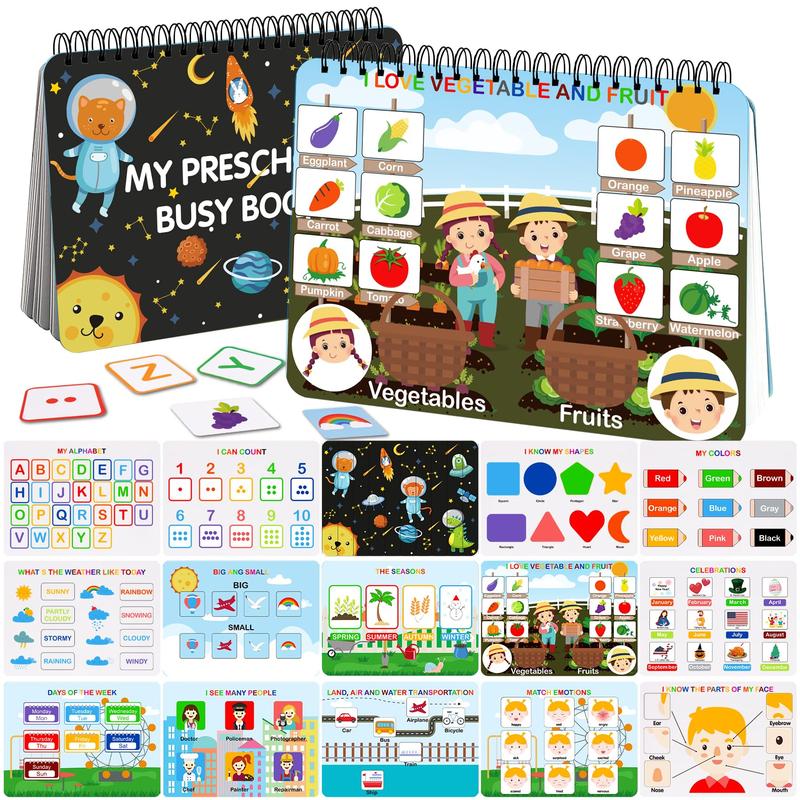TibaToes™ Montessori Preschool Busy Book