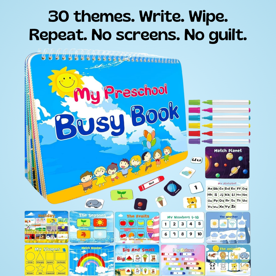 TibaToes™ Montessori Preschool Busy Book image 8